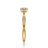 Pierścionek złoty z diamentem AJPZ_066